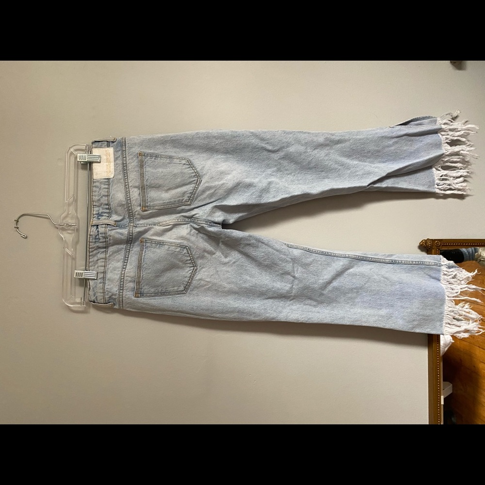ZARA FRINGE JEAN